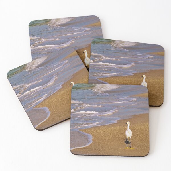 Item preview, SNOWY EGRET AT MADEIRA BEACH, FLORIDA designed and sold by Artter20.