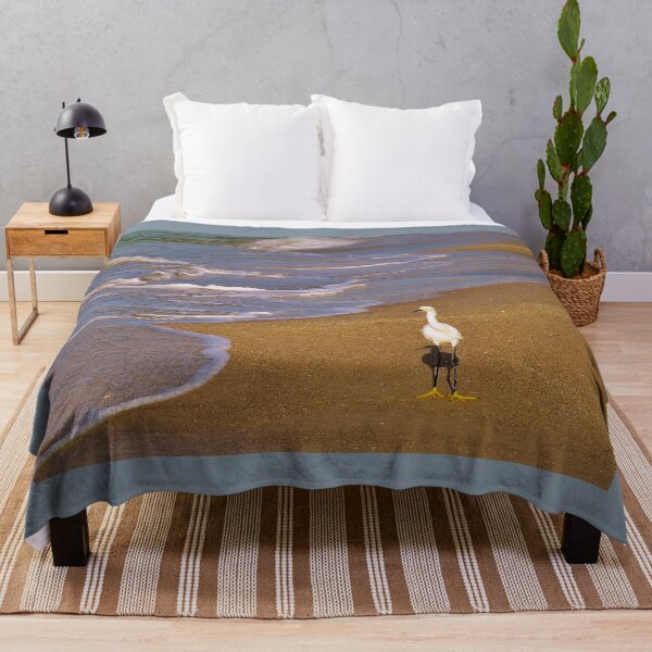 Item preview, SNOWY EGRET AT MADEIRA BEACH, FLORIDA designed and sold by Artter20.