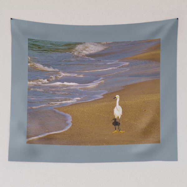 Item preview, SNOWY EGRET AT MADEIRA BEACH, FLORIDA designed and sold by Artter20.