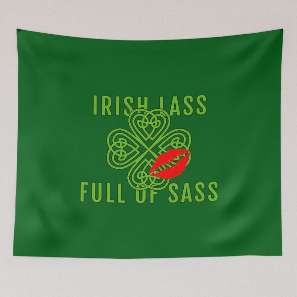 Item preview, Irish Lass Full of Sass designed and sold by TKsTees.