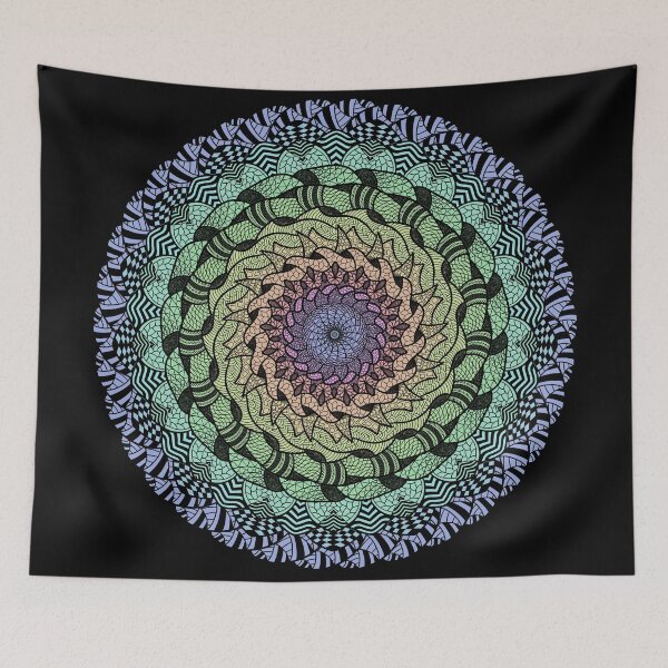 Item preview, Hypnotic Rainbow Mandala designed and sold by Taran Marley.