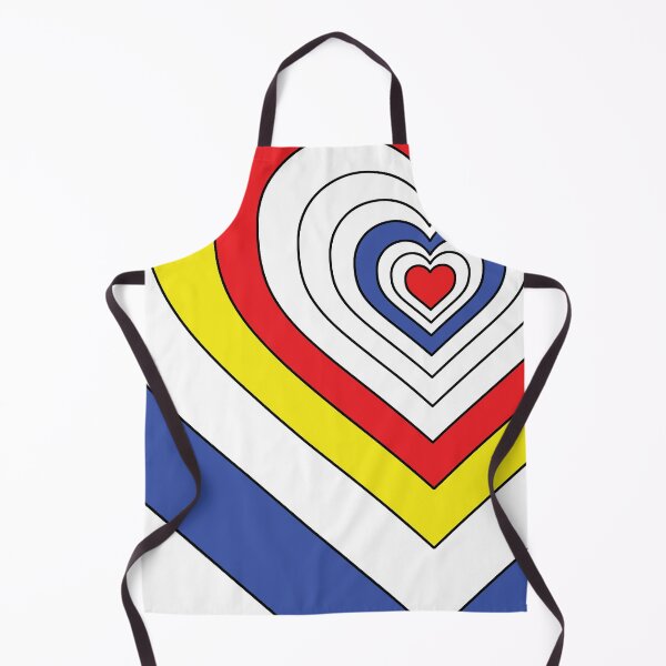 Artikelvorschau, De Stijl inspirierte Herzen entworfen und verkauft von UnderwaterSky.