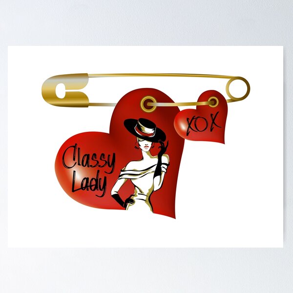 Item preview, Classy Lady! (Red) designed and sold by PawsitiveMum.