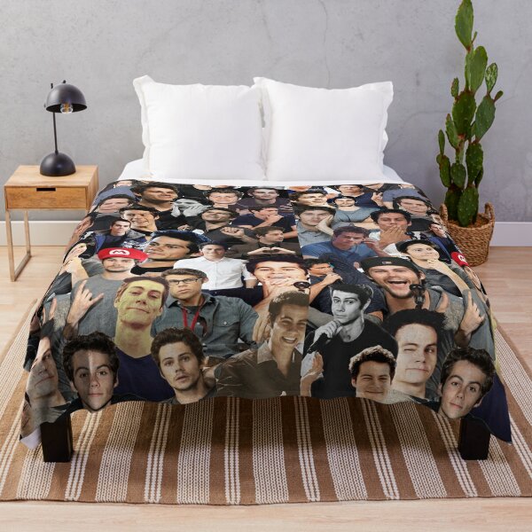 dylan o'brien collage Throw Blanket