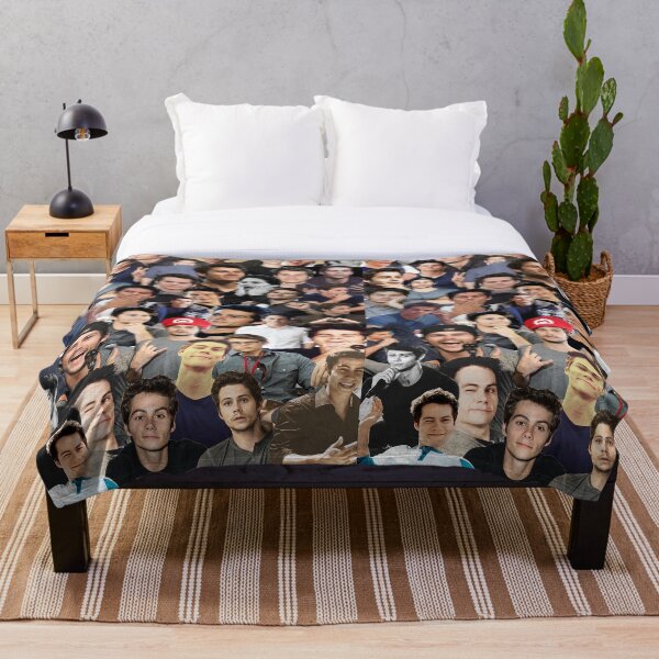 dylan o'brien collage Throw Blanket