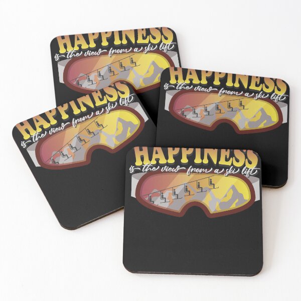 Item preview, Happiness is the view from the ski lift. designed and sold by Jannisdesign.