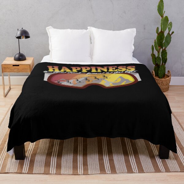 Item preview, Happiness is the view from the ski lift. designed and sold by Jannisdesign.