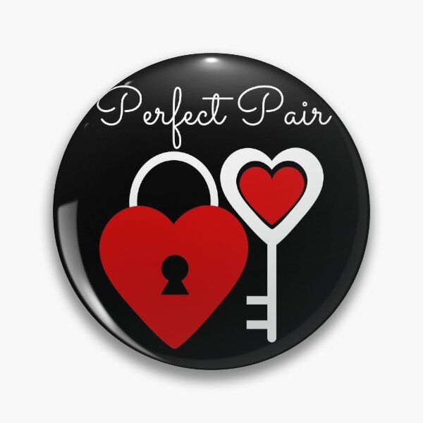 Item preview, Key Lock Combination with Hearts Perfect Pair designed and sold by Archer25.