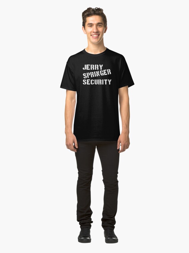 jerry springer t shirts merchandise