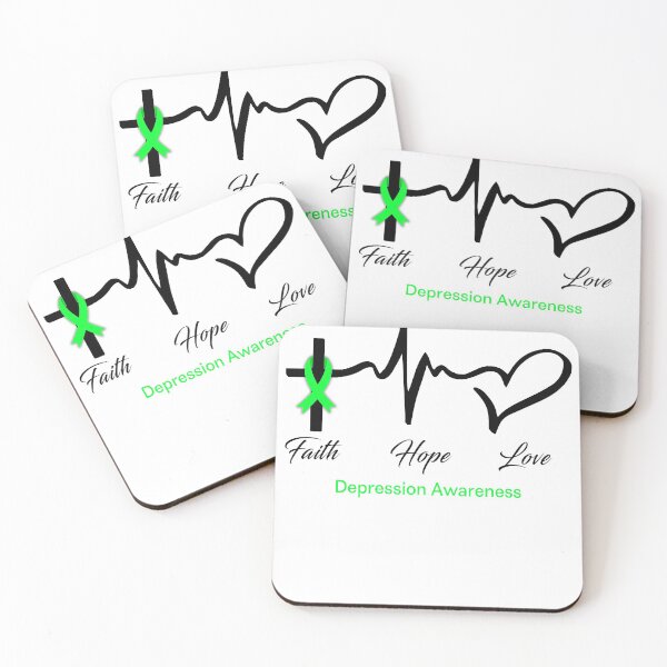 Item preview, Faith Hope Love Depression Awareness designed and sold by frechettee.