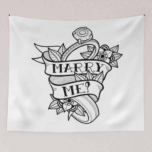 Item preview, Marry me  designed and sold by Caseychaotic.