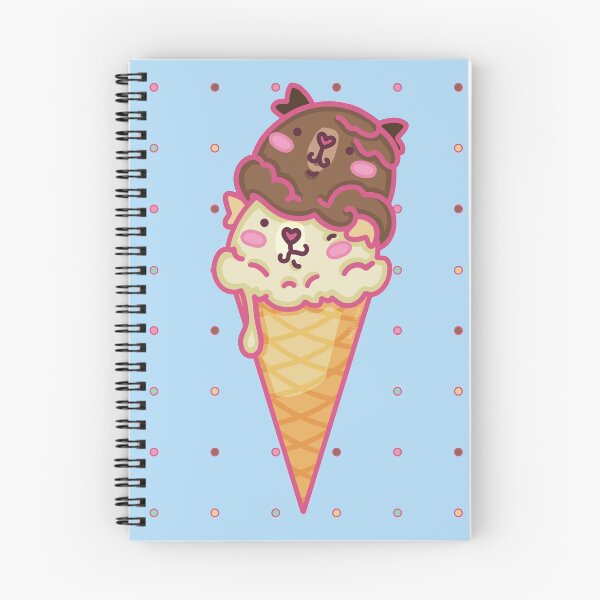 Item preview, Chocolate Vanilla Guinea Pig Cone designed and sold by Pigapalooza.