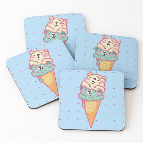 Item preview, Mint Vanilla Guinea Pig Cone designed and sold by Pigapalooza.