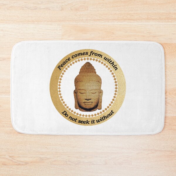 Item preview, Sabiduría y paz de Khmer Gold Buddha designed and sold by Taliesin-Shop.