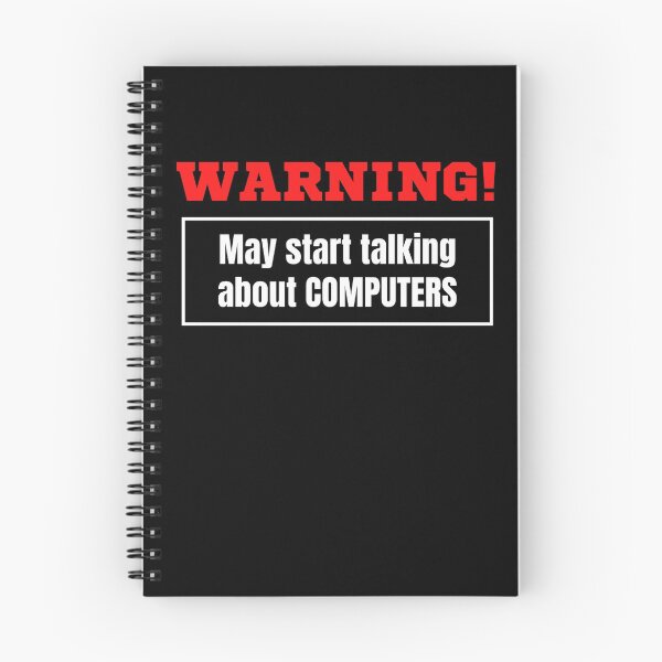 Item preview, Warning May Start Talking About Computers designed and sold by TeePartyHost.
