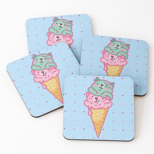 Item preview, Mint Strawberry Guinea Pig Cone designed and sold by Pigapalooza.