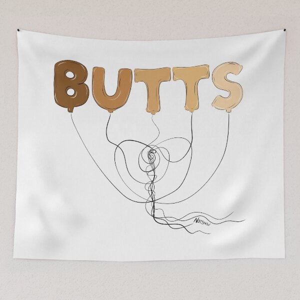 Item preview, Butts Balloon designed and sold by NOTSNIW ART.