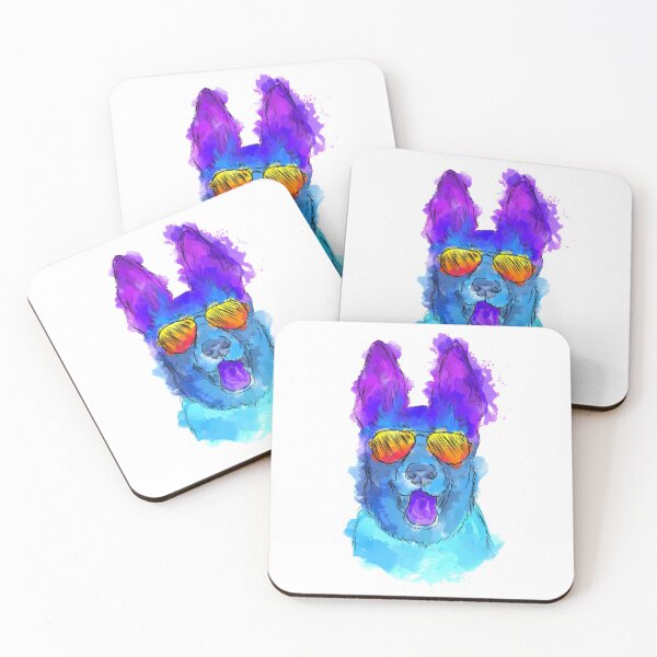 Item preview, German Sheperd Watercolor designed and sold by linalavonne.