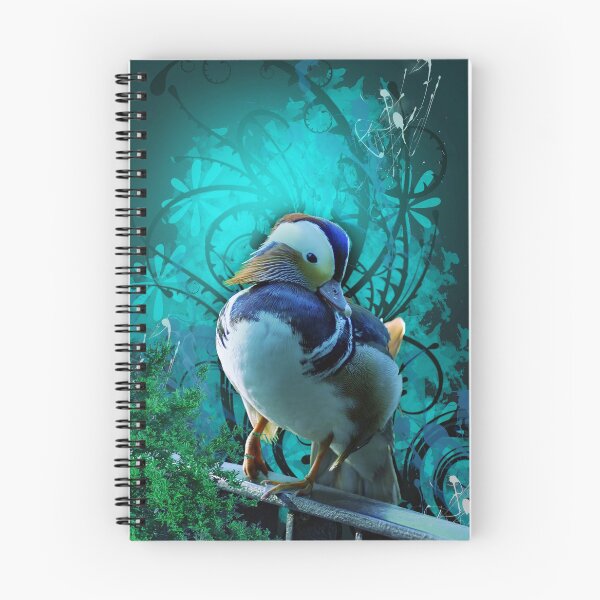 Item preview, Mandarin duck sitting on a fence designed and sold by koalas1414.