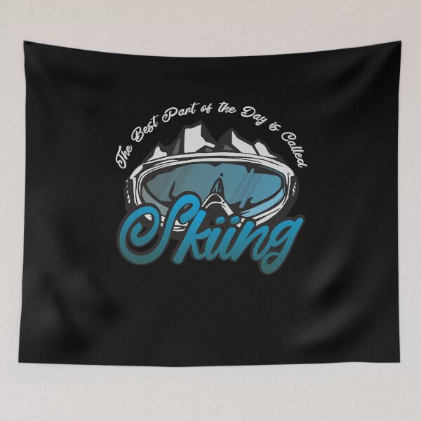 Item preview, The best part of the day is called skiing designed and sold by Jannisdesign.