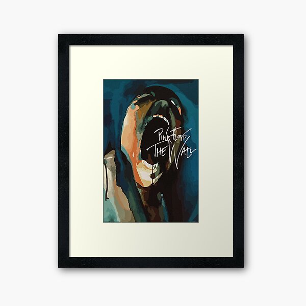 The Wall Scream Poster Framed Art Print