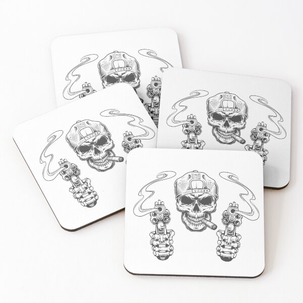 Item preview, skeleton Gun Classic T-Shirt designed and sold by racailleur.