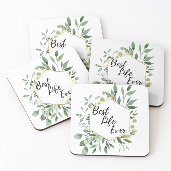 Item preview, Greenery Best Life Ever designed and sold by MettledDesigns.