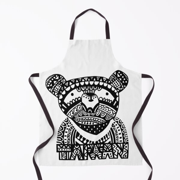 Vista previa del artículo con la obra «Diseño de patrón aborigen de oso negro de Taiwán», diseñado y vendido por mightytaiwan.
