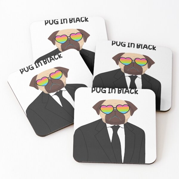 Item preview, Pug in Black designed and sold by Multicrea.