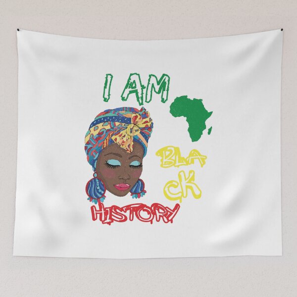 Item preview, I Am The Strong African Queen girls - Black History Month designed and sold by Yassine Mabchour.