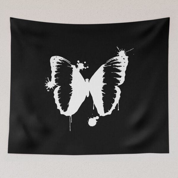 Item preview, INK BLOT BUTTERFLY/MOTH WHITE designed and sold by LovelyGames.