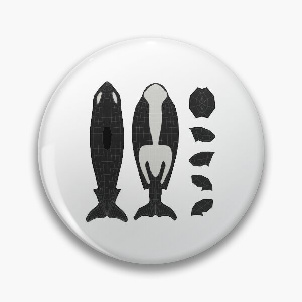 Item preview, Ocean's Apex: Killer Whale UV Unwrap Art for 3D Enthusiasts designed and sold by mtheuniverse.