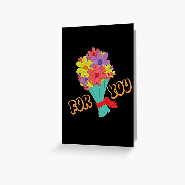 A colorful bouquet of flowers Greeting Card