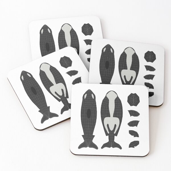Item preview, Ocean's Apex: Killer Whale UV Unwrap Art for 3D Enthusiasts designed and sold by mtheuniverse.