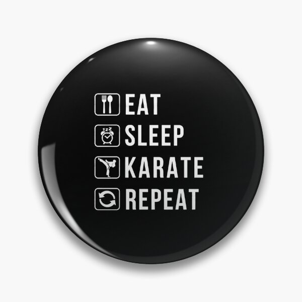 Item preview, Eat Sleep Karate Repeat designed and sold by kukuhivanart.