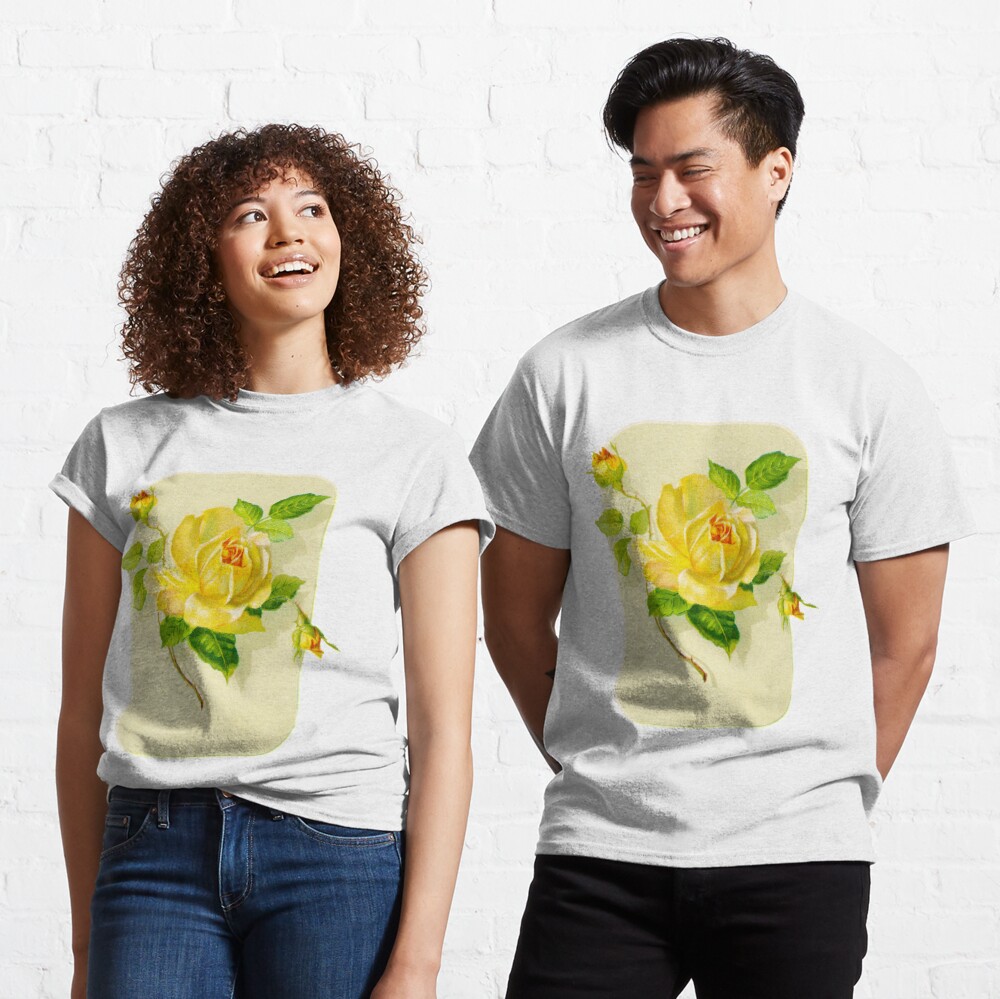 Designer Inspired Hearts White Tee – Yellow Rose Mercantile