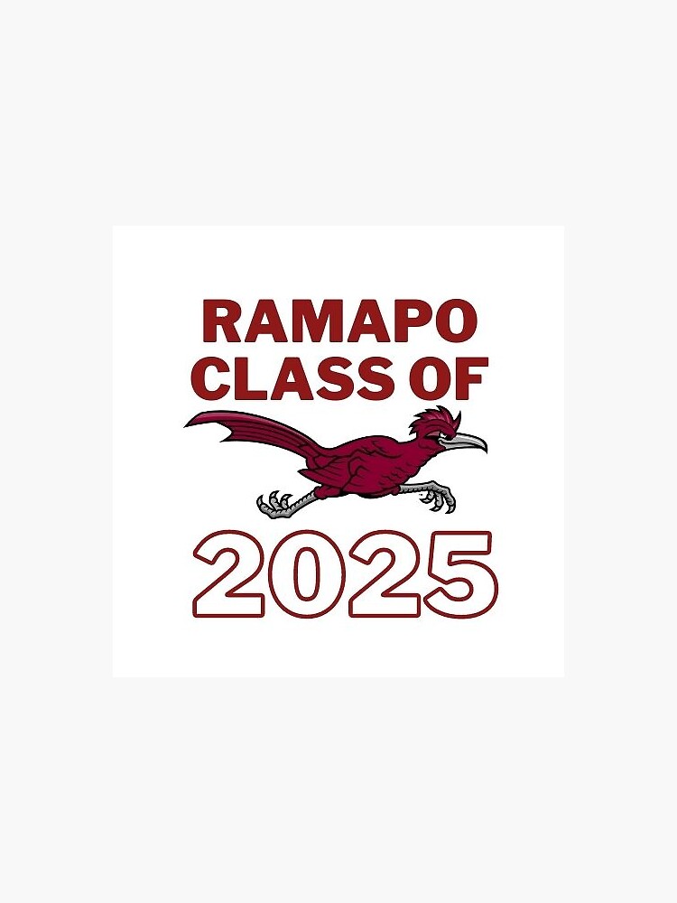 "ramapo class of 2025" Sticker by dominique2103 Redbubble