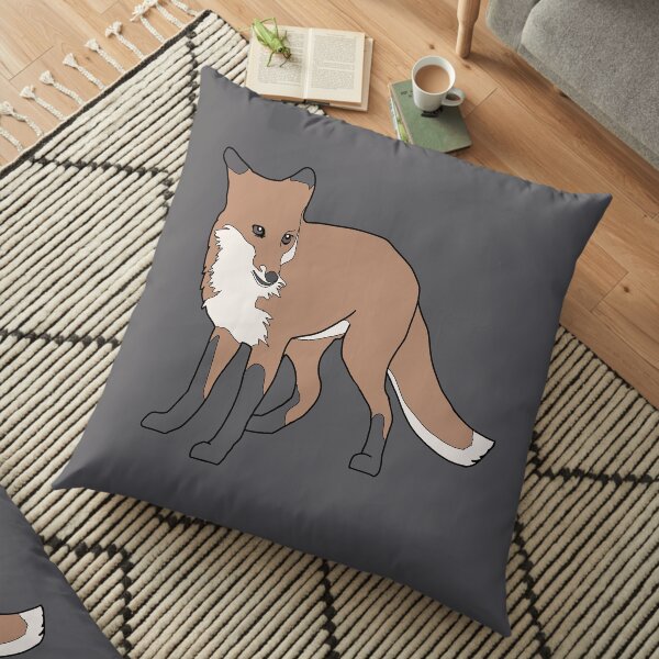 Scarlett the Red Fox Floor Pillow