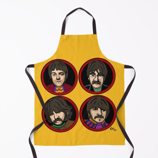 Submarine yellow & red Delantal