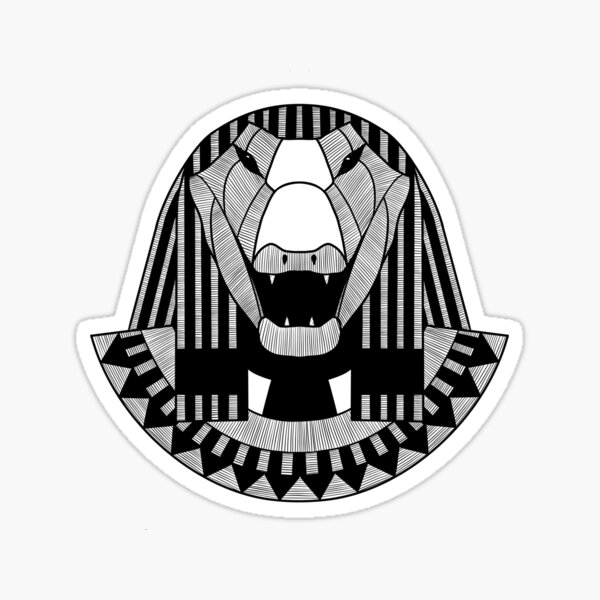 "Sobek (Sebek) The Ancient Egyptian God Of Crocodiles" Sticker For Sale ...