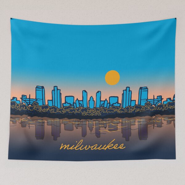 Item preview, Milwaukee Skyline designed and sold by roxannetemple.