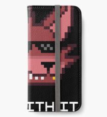 Five Nights at Freddy's - FNAF - Foxy - Deal With It (White Font) iPhone Wallet/Case/Skin