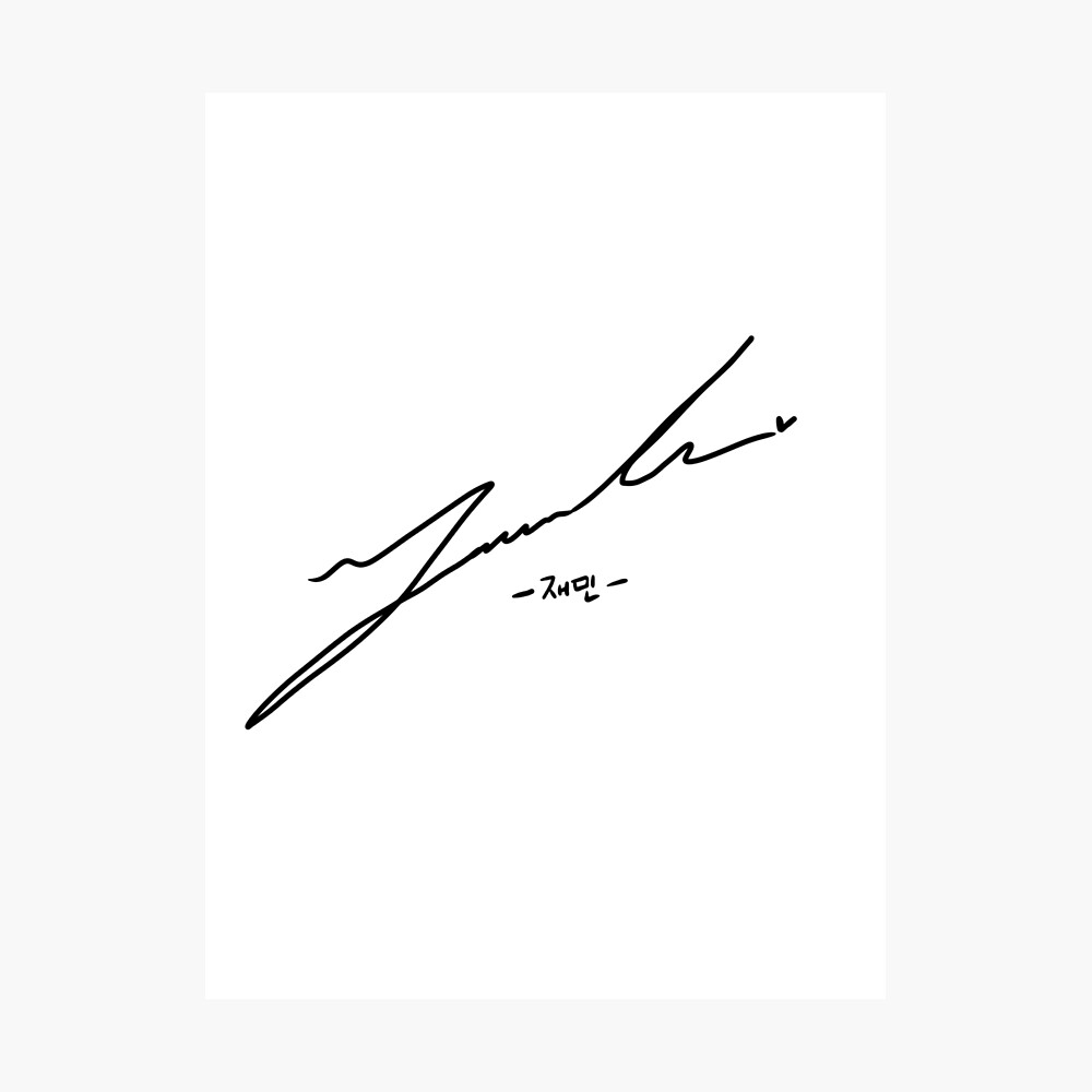 Na Jaemin's Signature - NCT