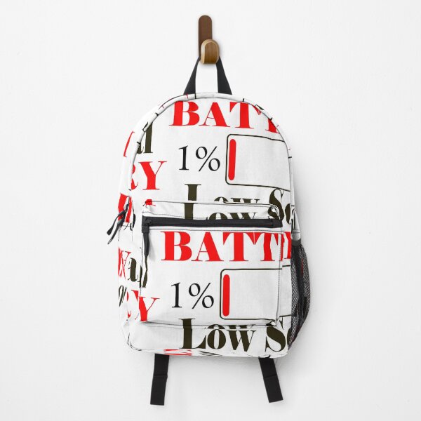 Item preview, LOW SOCIAL BATTERY (RED) designed and sold by Antisocial Creatives.