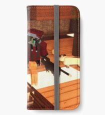 RedHamschtaa and cats (in minecraft) iPhone Wallet/Case/Skin