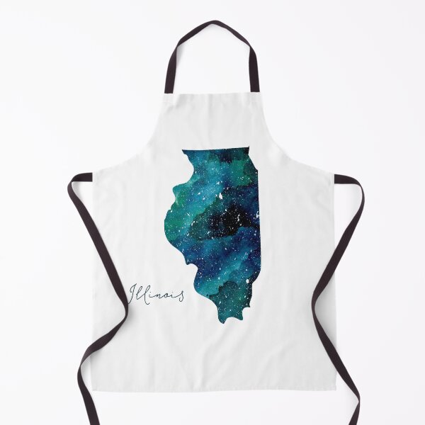 Item preview, Illinois Galaxy Watercolor Painting designed and sold by KathrinLegg.