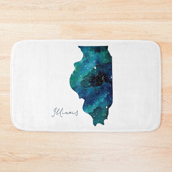 Item preview, Illinois Galaxy Watercolor Painting designed and sold by KathrinLegg.