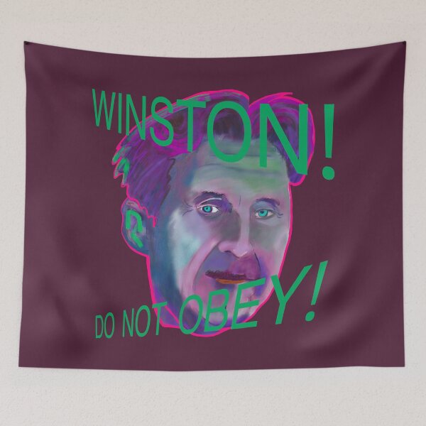 Item preview, George Orwell portrait designed and sold by RBgoodies.