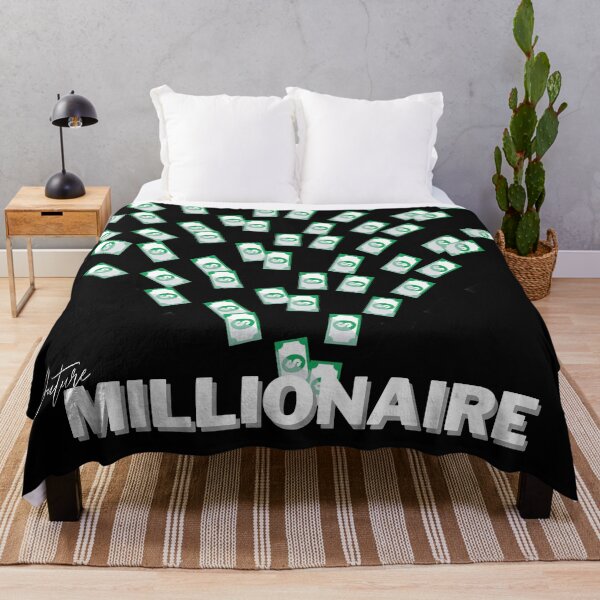 Item preview, Millionaire T-shirt Black And White, Quote, Cash, Money, Funny T-Shirt designed and sold by KananiandKiki.
