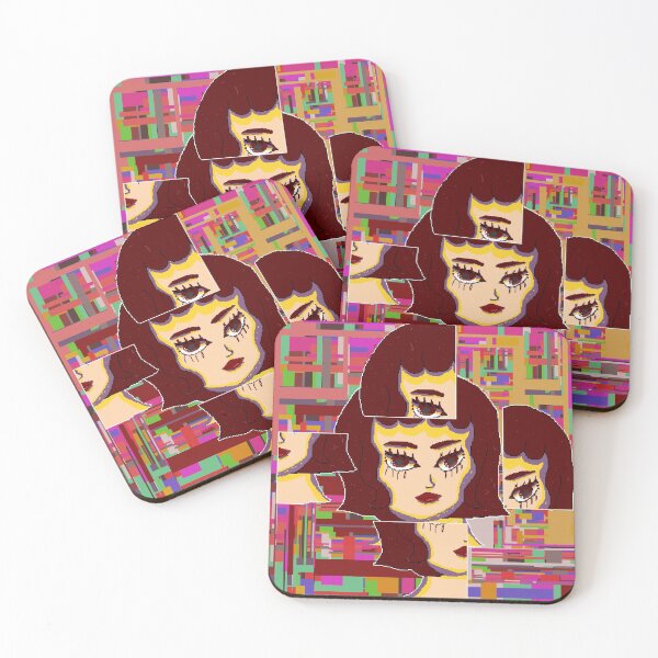 Item preview, glitchy woman pixel art designed and sold by kryzlspoon.